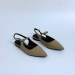 ballerine femme, ballerine slingback, ballerine taupe, chaussures femme maroc