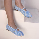 ballerines, Mary Jane, tressé, raphia, beige, naturel, été, chaussures plates, élégantes, casual chic, bride, femme, confort, minimaliste