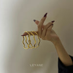 Bracelet Manchette, acier inoxydable bijoux gold ,Bracelet Manchette Zigzag 3pièces, Bracelet leyane 2025
