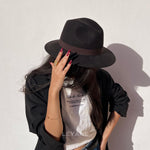 CHAPEAU EN LAINE UNISEX Marron  - CHAPEAU MAISON MURIELLE MAROC