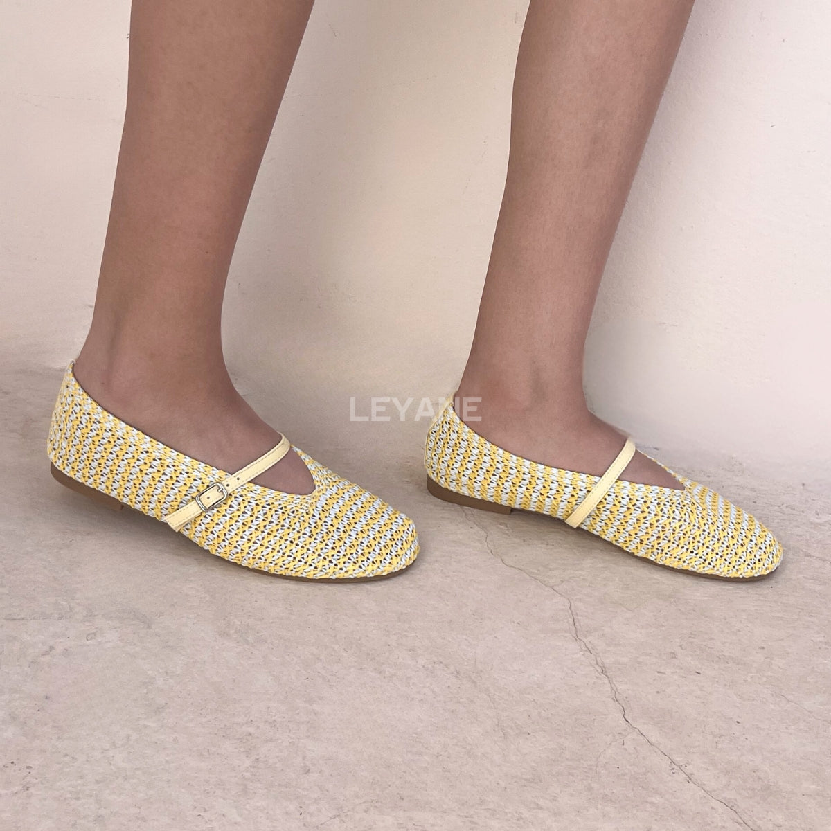 ballerines, Mary Jane, tressé, raphia, beige, naturel, été, chaussures plates, élégantes, casual chic, bride, femme, confort, minimaliste