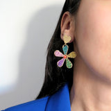 Boucles d'oreille Orchidée