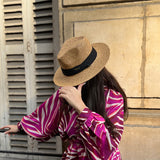 Chapeau Roland - Camel & Noir