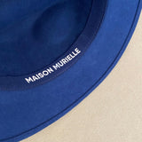 CHAPEAU EN LAINE UNISEX EN BLEU ROYAL - CHAPEAU MAISON MURIELLE MAROC