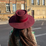 Chapeau en laine - Bordeaux - Maison Murielle-Maison Murielle