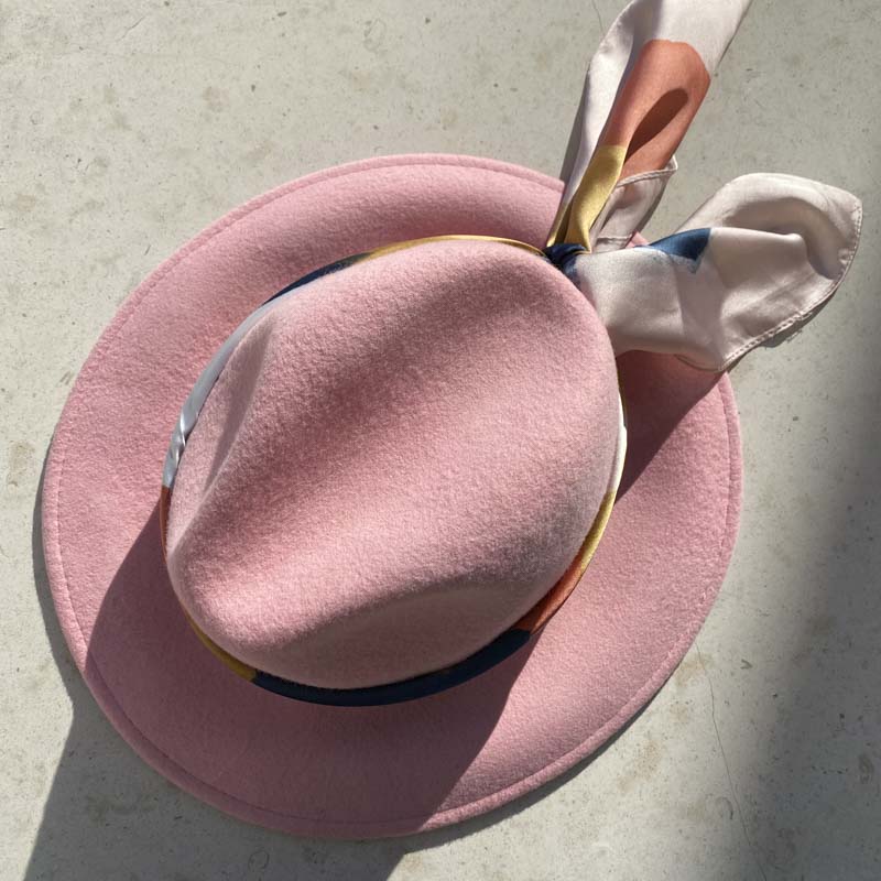 Chapeau en laine - Rose - Maison Murielle-Maison Murielle