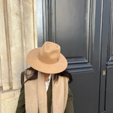 chapeau, chapeau maroc, chapeau homme, chapeau femme Chapeau unisex en laine - Camel fedora 