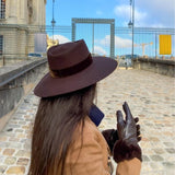 Chapeau en laine - Marron - Maison Murielle-Maison Murielle