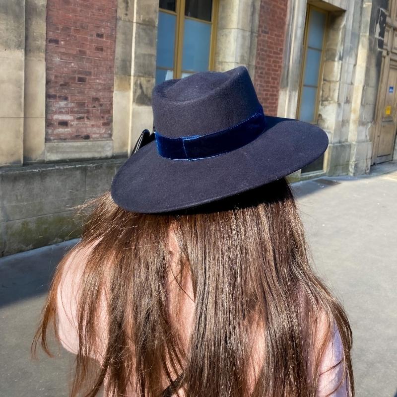 Chapeau en laine - Bleu - Maison Murielle-Maison Murielle