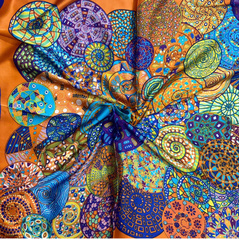 foulard, carré de soie, foulard maroc, accessoire