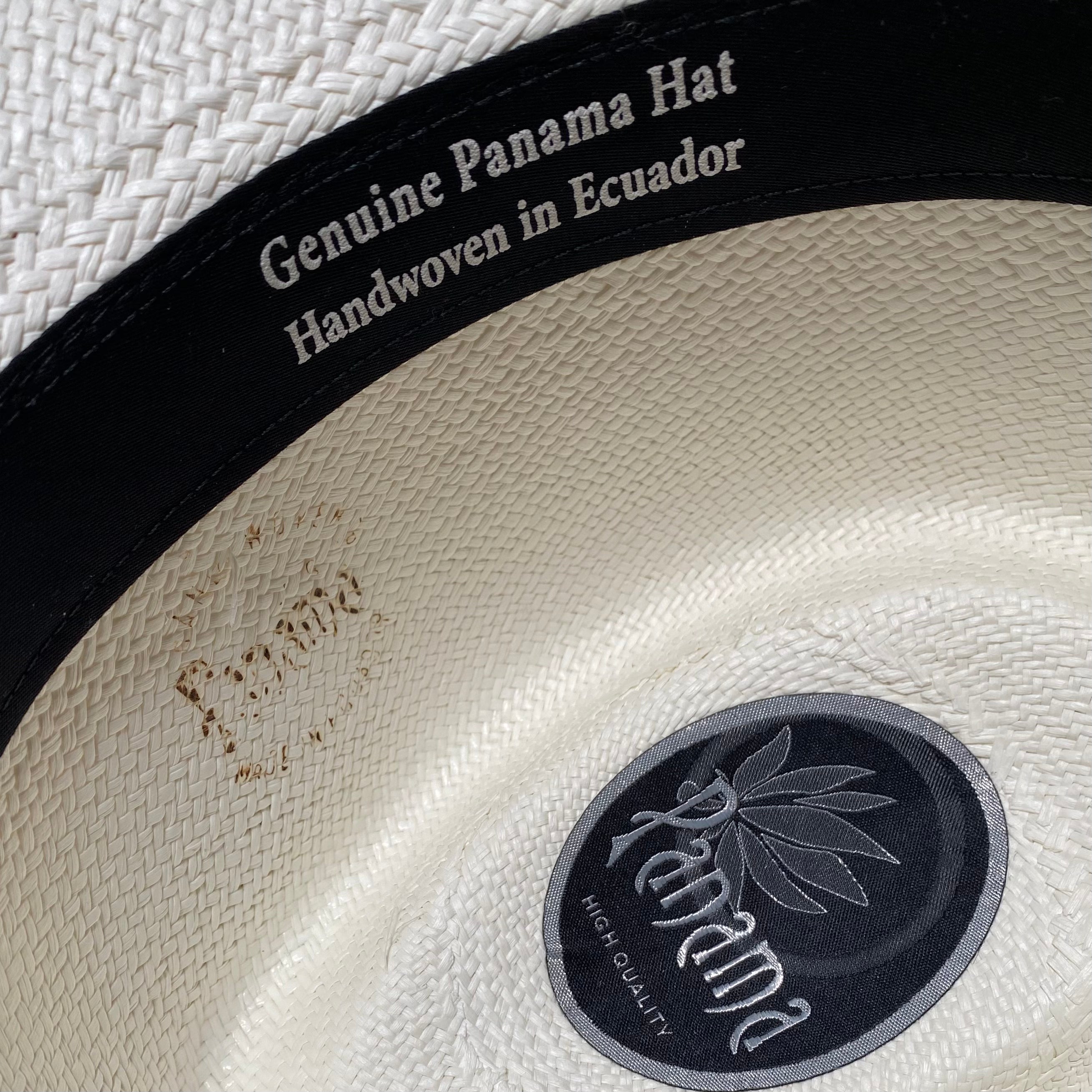 Chapeau Panama Blanc - Larges bords